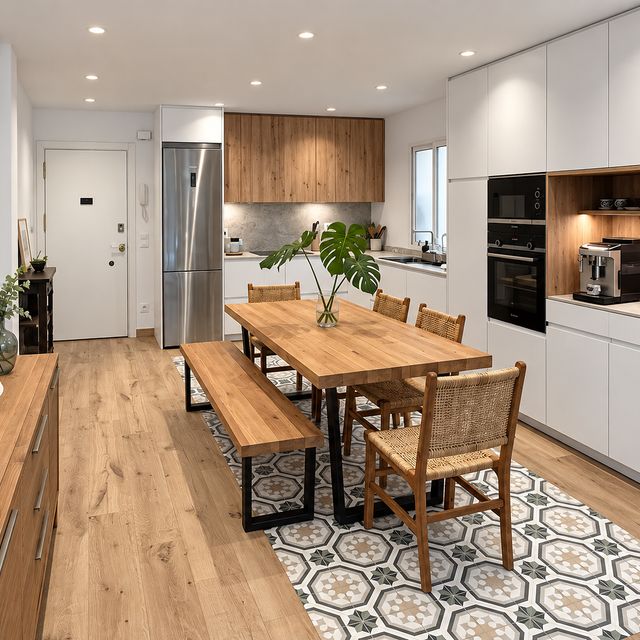 Cocina reformada por ADYAN