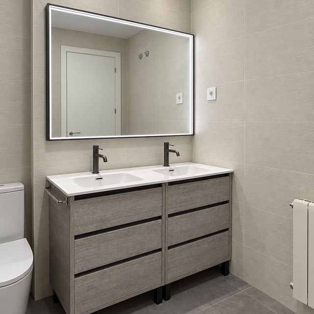 Baño reformado por ADYAN